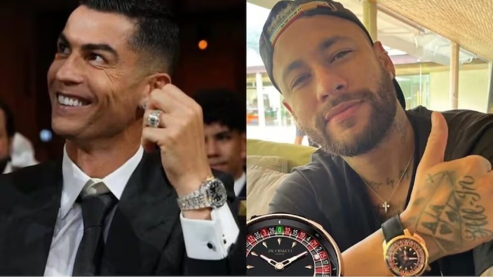 Joias de luxo - craques do futebol ostentam coleções milionárias que superam taças