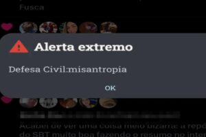 Sistema da Defesa Civil é invadido e dispara alerta falso com 'misantropia' assustando o país (19 e 20)