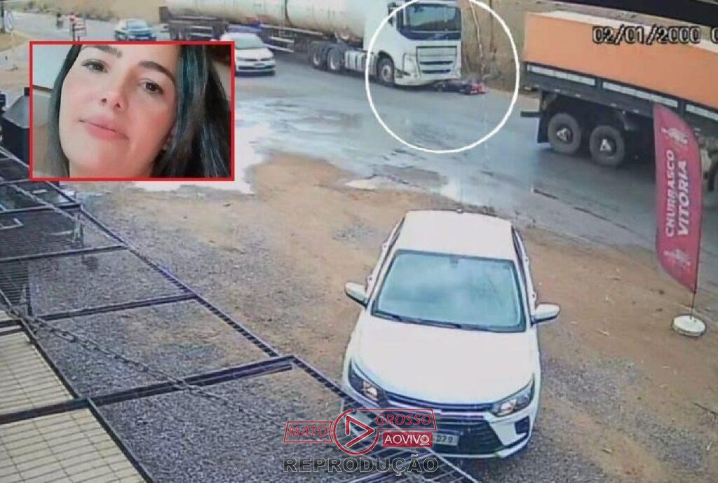 Tragédia em Sinop: motociclista morre após ser atingida por caminhão-tanque