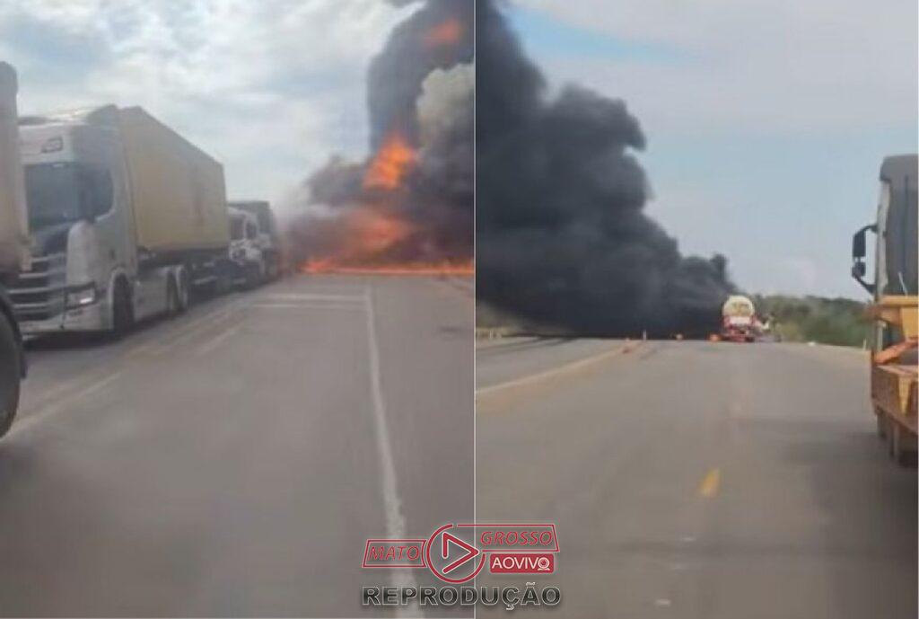 Tragédia na Rodovia dos Imigrantes: motorista morre carbonizado após explosão de caminhão