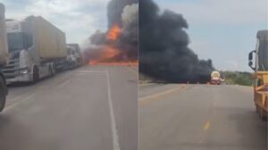 Tragédia na Rodovia dos Imigrantes: motorista morre carbonizado após explosão de caminhão