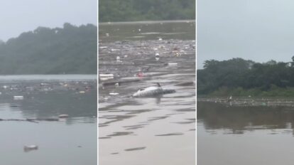 Rio Cuiabá enfrenta grave poluição com lixo e peixes mortos, alerta guia de turismo