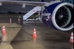 Voo da Azul retorna ao Aeroporto Marechal Rondon após alerta de falha técnica
