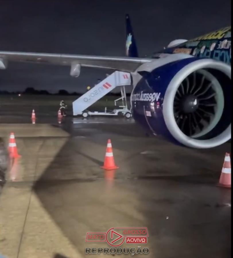 Voo da Azul retorna ao Aeroporto Marechal Rondon após alerta de falha técnica