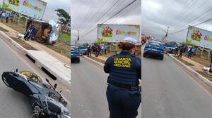 Acidente grave na avenida da FEB em Várzea Grande deixa uma vítima fatal e quatro feridos