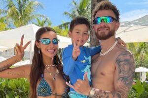 Ex-casal Bianca Andrade e Fred Bruno juntos em Miami para dia com o filho Cris