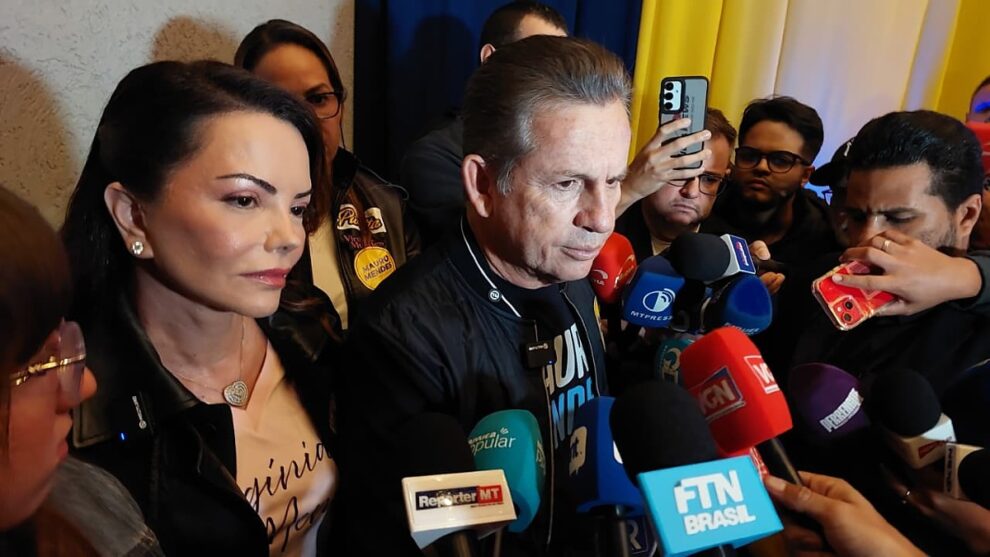 Mauro Mendes lança pré-candidatura ao Senado e promete combater “bando de adversários”