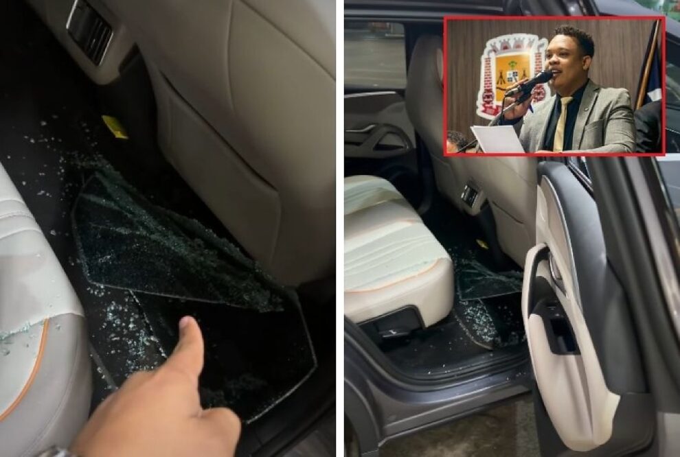 Carro de vereador Caio Cordeiro é arrombado e notebook furtado em estacionamento de atacadista em Várzea Grande