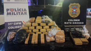 Operação policial retira 32 quilos de entorpecentes de circulação em Colíder