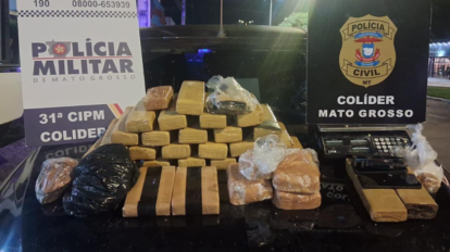 Operação policial retira 32 quilos de entorpecentes de circulação em Colíder
