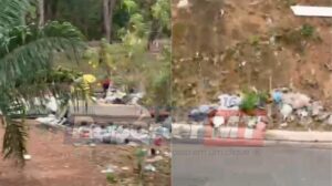 Degradação urbana toma conta do acesso à Rodoviária de Cuiabá com lixão e barracos