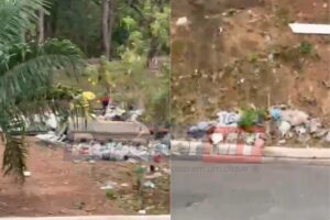 Degradação urbana toma conta do acesso à Rodoviária de Cuiabá com lixão e barracos
